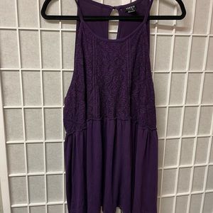 Torrid purple high neck tank